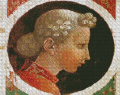 Roundel With Head By Paolo Uccello diamond painting