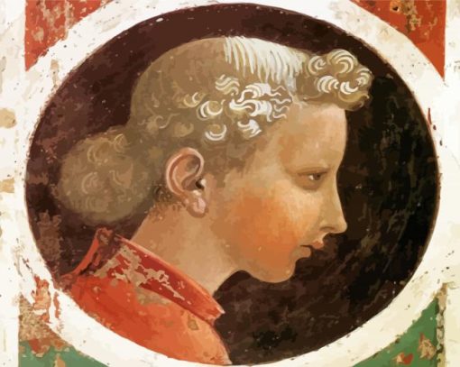 Roundel With Head By Paolo Uccello diamond painting