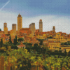 San Gimignano Italy diamond painting