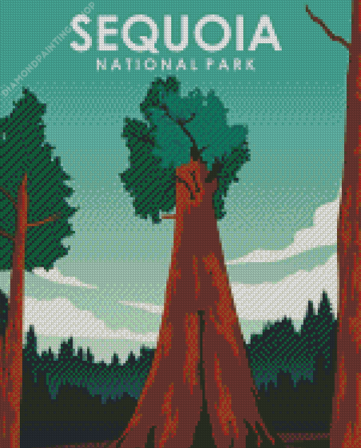 Sequoia National Park diamond painting