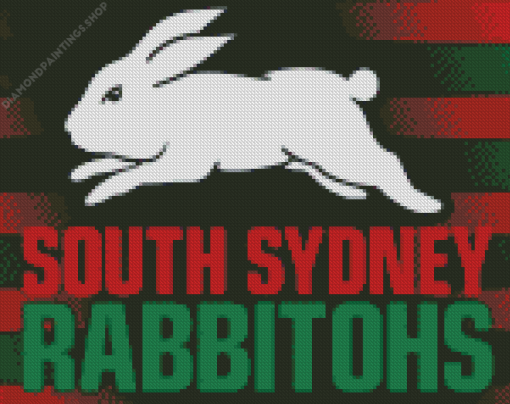 South Sydney Rabbitohs Poster diamond painting