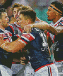 Sydney Roosters Players diamond painting