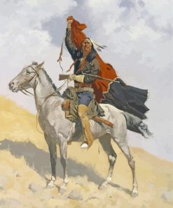 The Blanket Signal By Frederic Remington diamond painting