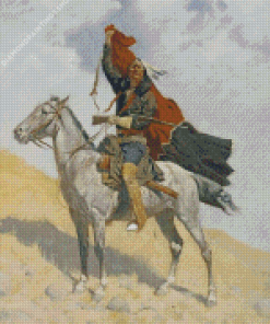 The Blanket Signal By Frederic Remington diamond painting