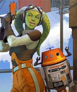 The Captain Hera Syndulla diamond painting