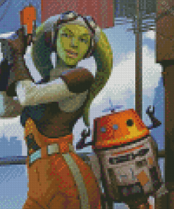 The Captain Hera Syndulla diamond painting