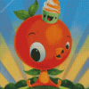 The Orange Bird diamond painting