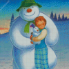 The Snowman And The Snowdog diamond painting