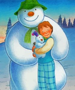 The Snowman And The Snowdog diamond painting