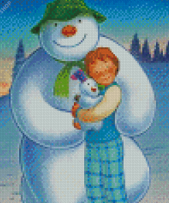 The Snowman And The Snowdog diamond painting