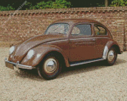 Volkswagen Bug diamond painting