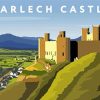 Wales Harlech Castle Poster diamond painting