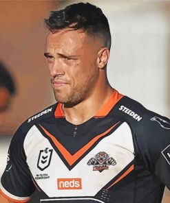 Wests Tigers Rugby Team Player diamond painting