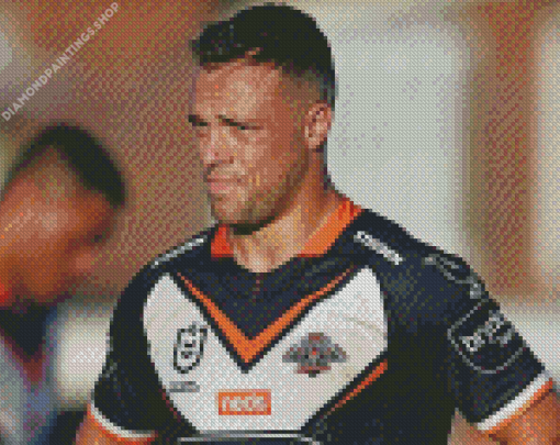 Wests Tigers Rugby Team Player diamond painting