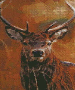 Wonderful Moose Illustration diamond painting