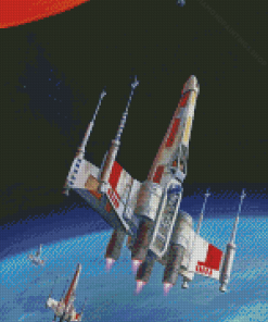 X Wing Fighter Star Wars diamond painting