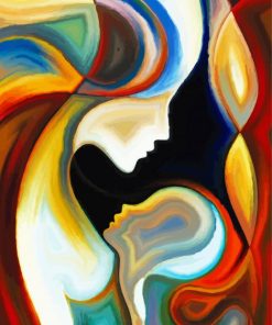 Abstract Mother And Son diamond painting