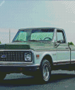 Aesthetic C10 Chevy Truck diamond painting