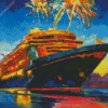 Aesthetic Cruise Liner diamond painting