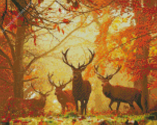 Aesthetic Elks diamond painting