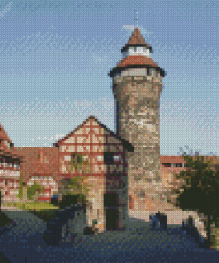 Aesthetic Imperial Castle Of Nuremberg diamond painting