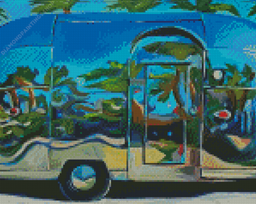 Aesthetic Airstream diamond painting