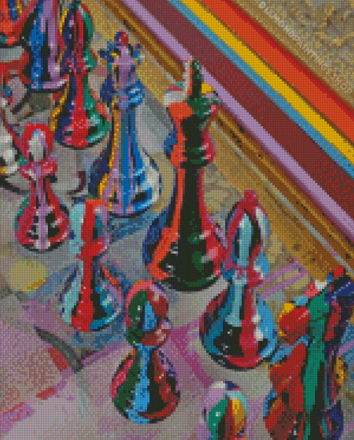 Aesthetic Chess Board diamond painting