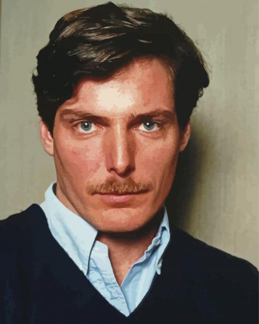 Aesthetic Christopher Reeve diamond painting