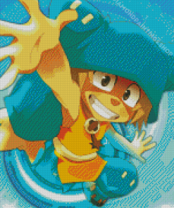 Aesthetic Wakfu Character diamond painting