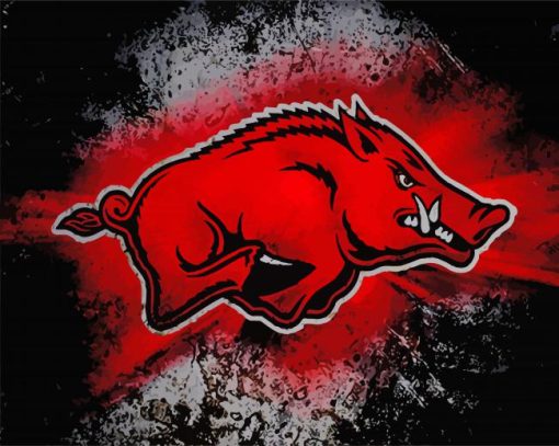 Arkansas Logo diamond painting