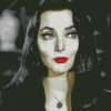 Beautiful Morticia Addams diamond painting