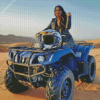 Blue Quad Bike diamond painting