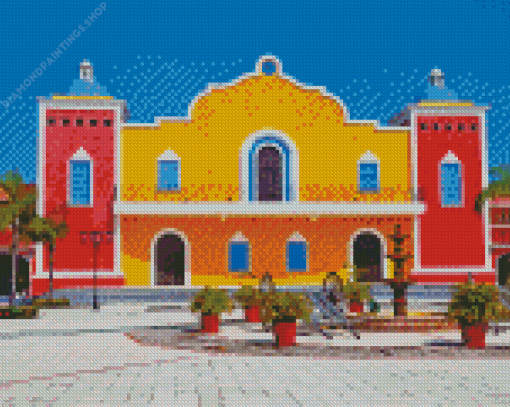 Colorful Hacienda diamond painting