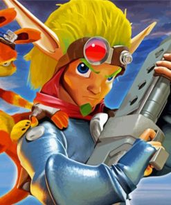 Cool Jak And Daxter diamond painting