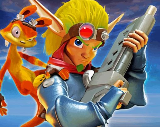 Cool Jak And Daxter diamond painting