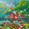 Cool Yo Kai Watch diamond painting