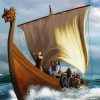 Cool Viking Vessel Art diamond painting