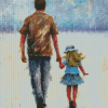 Cute Father And Daughter diamond painting