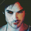 Damon Salvatore Vampire diamond painting