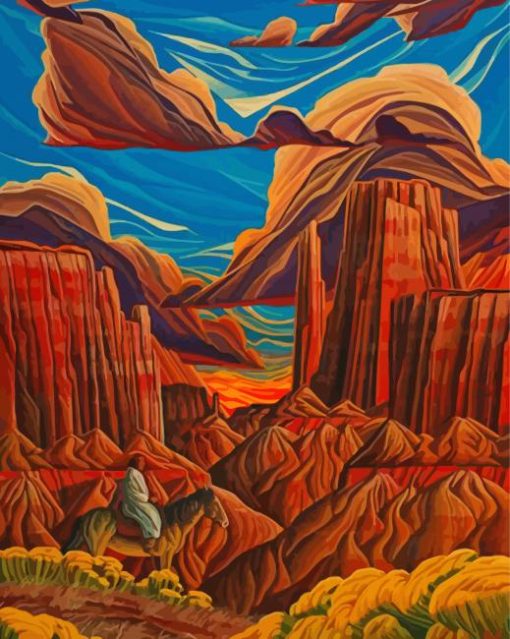 Desert By William Haskell diamond painting