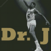 Doctor J Basketball Player diamond painting