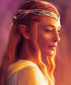 Female Lord Of The Rings Elf diamond painting