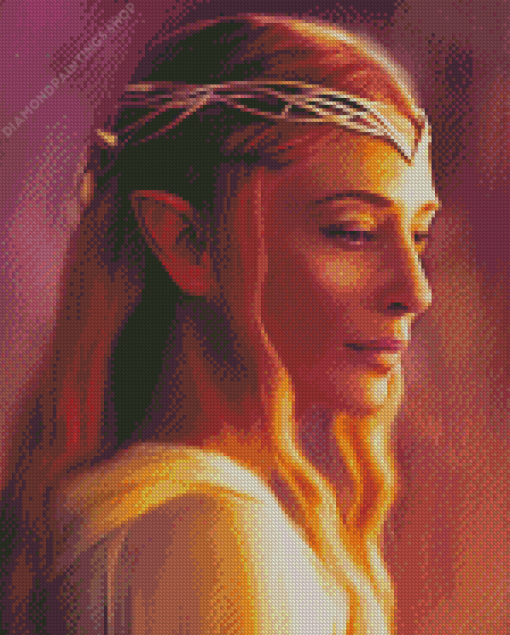 Female Lord Of The Rings Elf diamond painting
