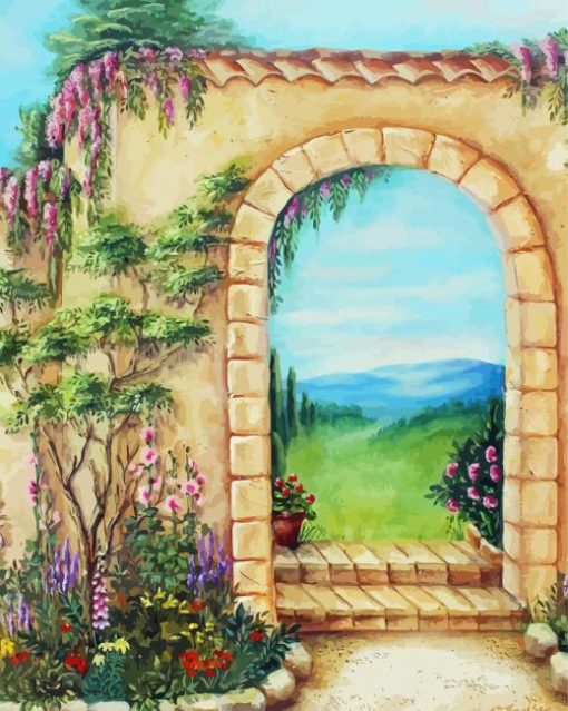 Garden Arch diamond painting
