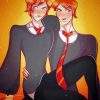 Harry Potter Weasley Twins Characters Art diamond painting