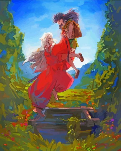 Inuyasha And Kagome Higurashi diamond painting