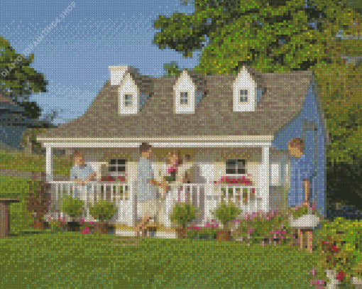 Kids House diamond painting