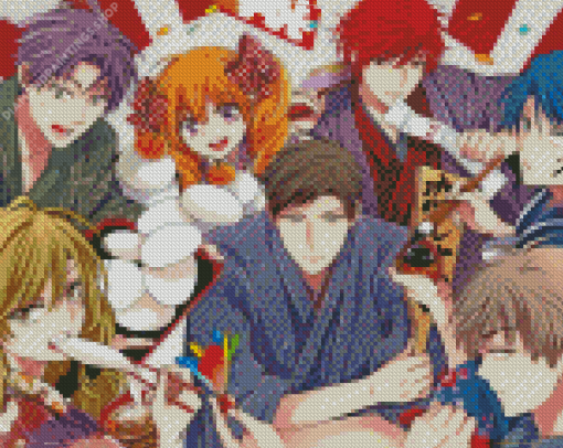 Monthly Girls Nozaki Kun Manga Anime Characters diamond painting