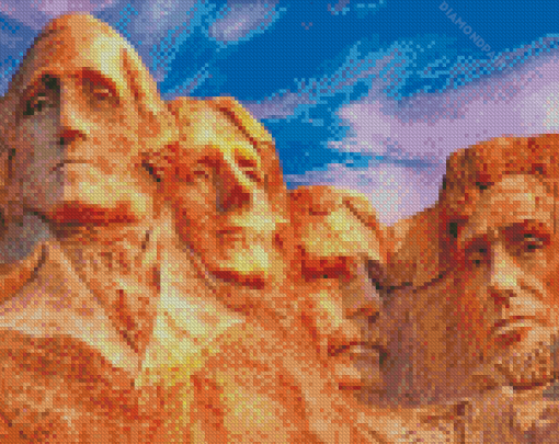 Mount Rushmore National Memorial diamond painting