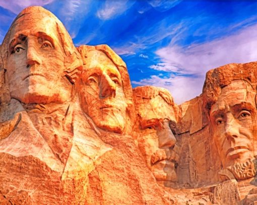 Mount Rushmore National Memorial diamond painting